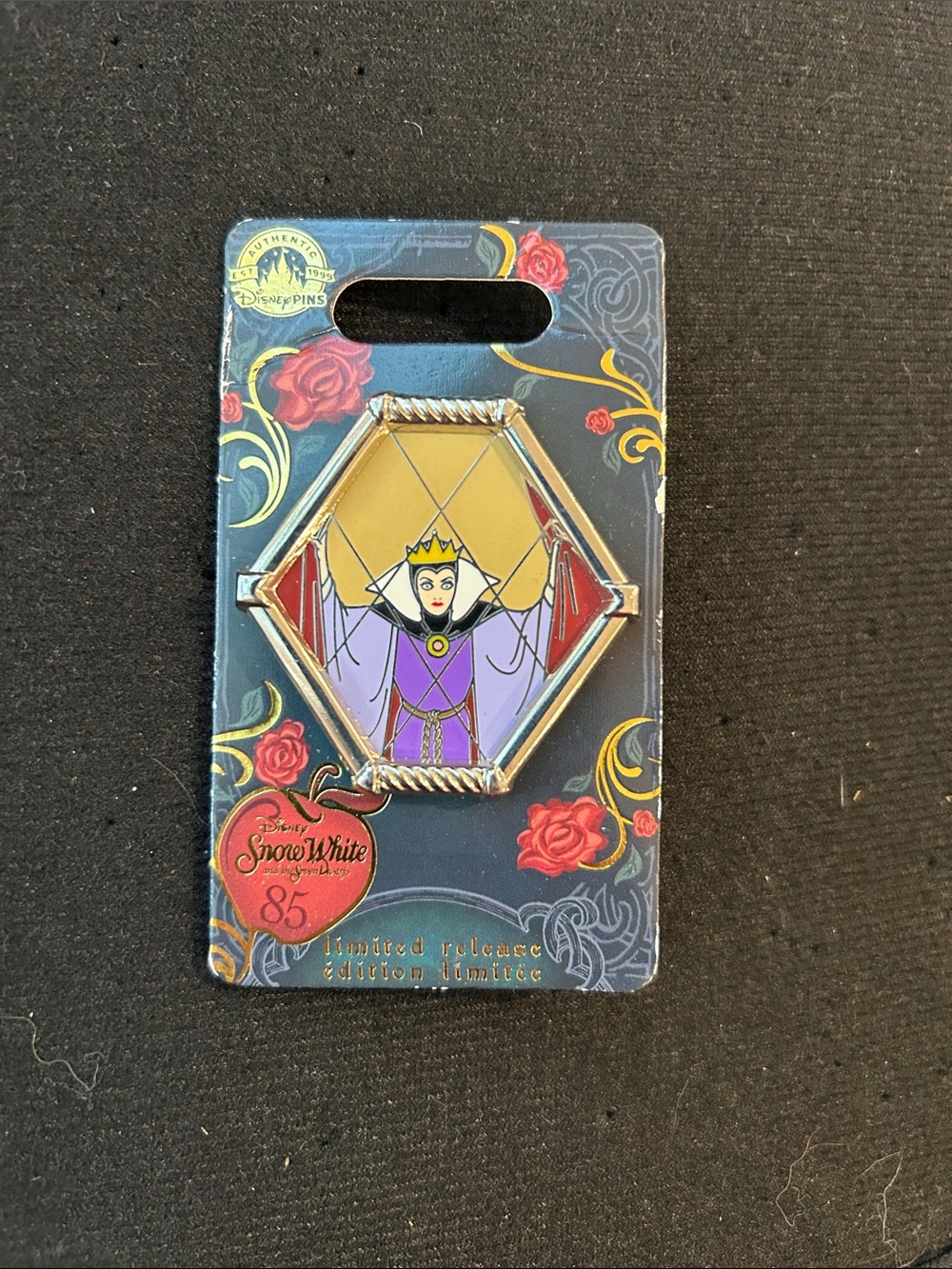 Walt Disney Snow White 85th Anniversary Pin Evil Queen Limited Release Pin